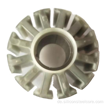 Siliziumstahlstock -Laminierungsmotor Rotor Kernqualität 800 Material 0,5 mm Dicke Stahl mit einem Durchmesser von 65 mm